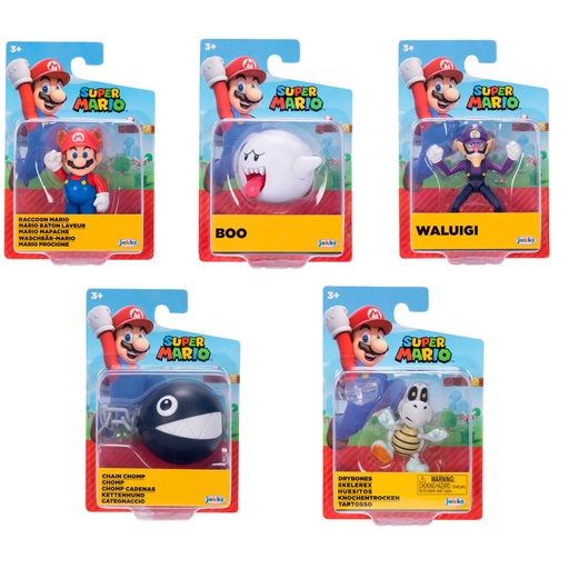 [192995421233] Figura Super Mario wave 45 Super Mario Bros 6cm surtido
