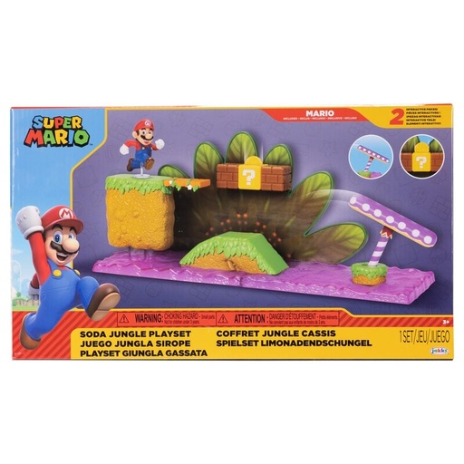 [192995421615] Playset Soda Jungle Super Mario Bros