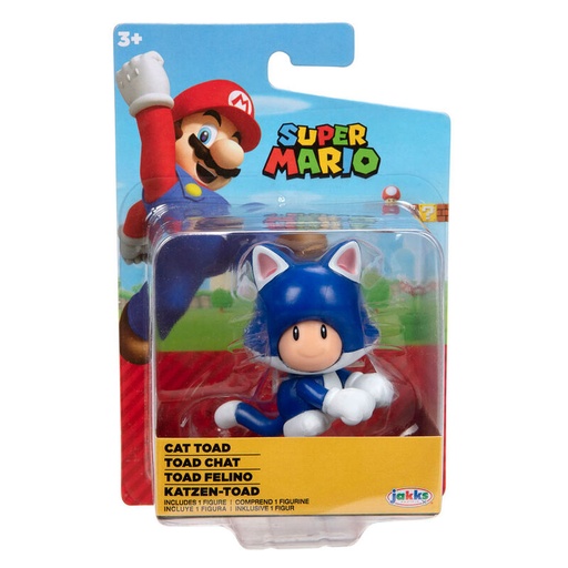 [39897914282] Figura Toad Felino Super Mario Nintendo 6,5cm