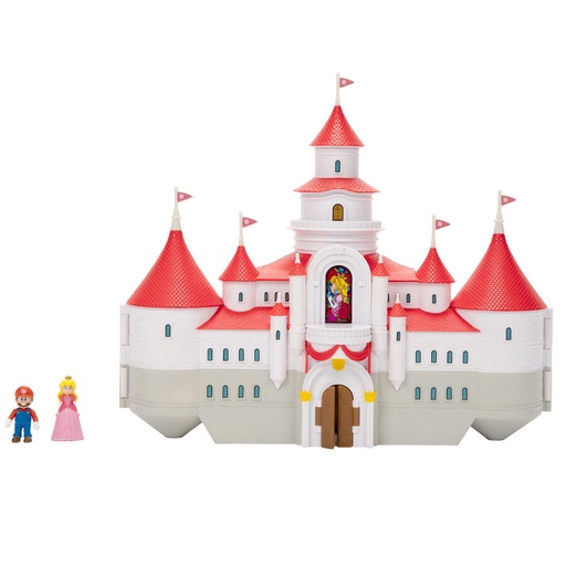 [192995417151] Playset Castillo del Reino Champión + 2 figuras Super Mario Bros