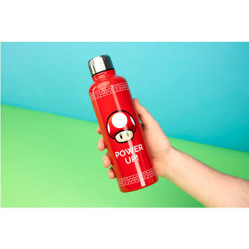 [5055964730369] Botella acero inoxidable Power Up Super Mario Nintendo