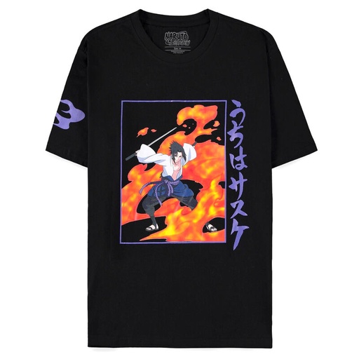 [8718526141092] Camiseta Sasuke Naruto Shippuden